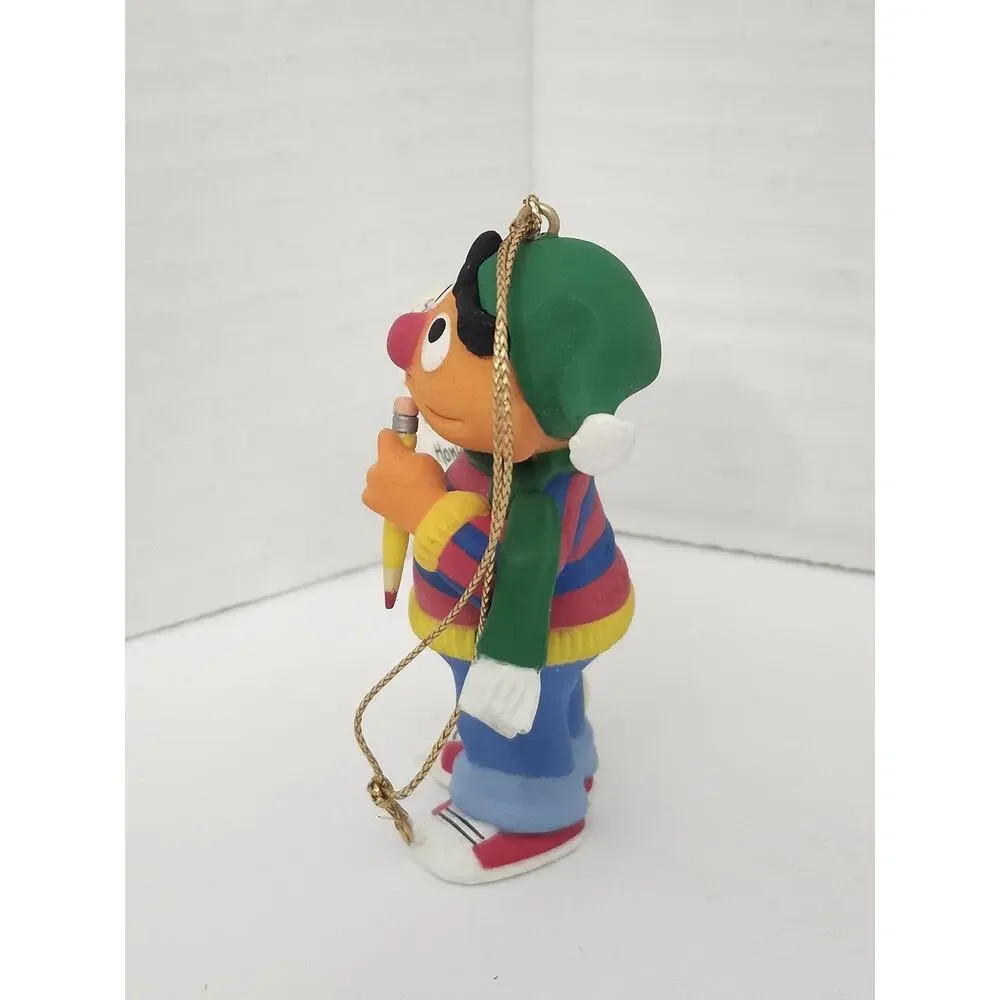 1992 Grolier Ernie Sesame Street Christmas Ornament Jim Henson Vintage Boxed